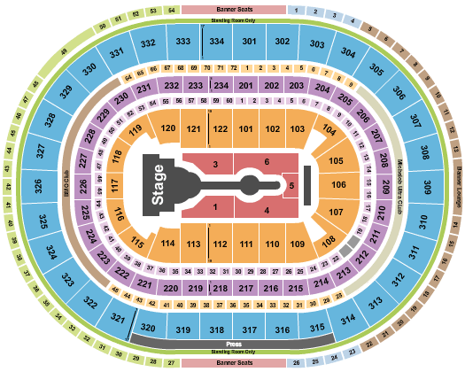 United Center Cardi B Seating Chart